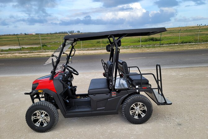 4Seater UTV Golf Cart in Grand Turk - Music, the rear utility area, and packing smart