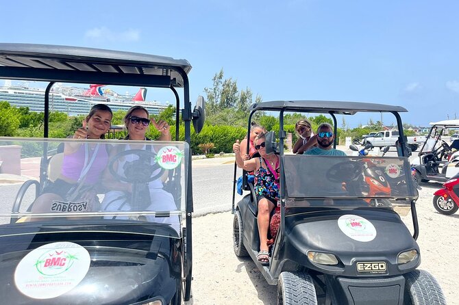 BMC Rentals -Golf Carts & Jeep Wrangler in Grand Turks - Why a golf cart beats renting a car on Grand Turk