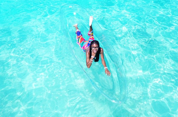 Clear Kayak Drone Photoshoot in Grand Turk, Turks and Caicos - Group Size, Privacy, and How It Impacts Your Photos