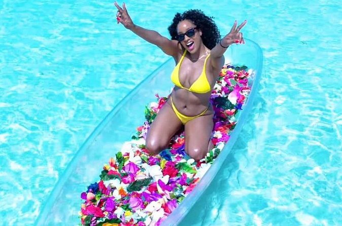 Clear Kayak Flower Girl Photoshoot in Turks and Caicos Islands - Why the drone photo is the real value