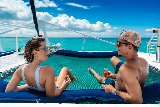 Deluxe Half-Day Snorkel Sail on Lady Grace Luxury Catamaran - The drinks and lunch setup: why it’s a big part of the value