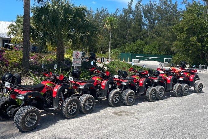 Famous East Island ATV Tour - ATV setup at Turtle Cove Marina, what you ride and what you need