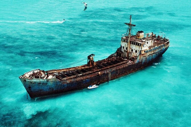 FAMOUS SHIPWRECK, Tiki Bar & Iguana Island Private Jet Ski Tour - Long Bay departures and the private Sea-Doo GTI vibe