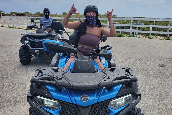 GRAND TURK: Luxury ATV Adventure Tour - Jucky Jerk Food Truck jerk meal option and refreshment breaks
