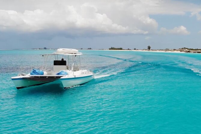 Half Day Private Charter of the Caicos Cays - Entering the Caicos Cays on a 35-foot comfort charter boat