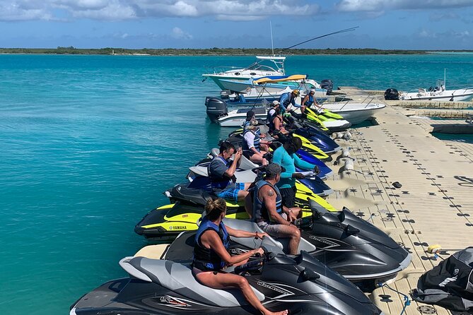 Jet Skiing around La famille ship and smaller pristine cays - Price and Value: Is $350 Worth It?