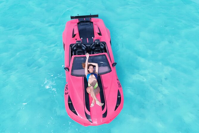 JetCar Drone Photo Video Shoot experience in Turks Caicos - The JetCar ride itself: fun speed, clear rules, real salt