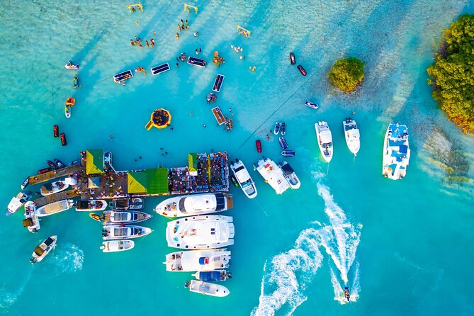 Noahs Ark Catamaran Trip - Cruising Grace Bay on a 42-foot Island Queen Catamaran