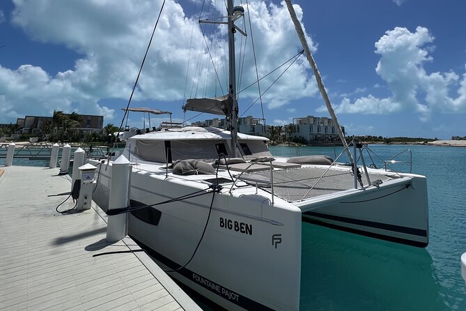 Private Afternoon Tour Catamaran 44 Big Ben - Grace Bay Beach: wide-open horizon time and optional shore strolling