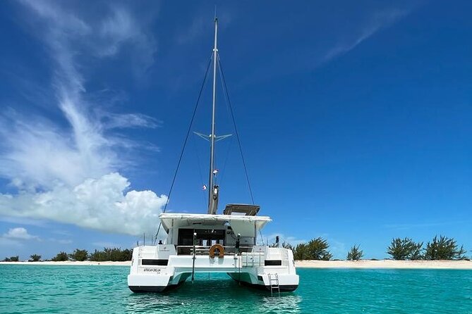 Private Afternoon Tour Catamaran 44 Big Ben - Sand Dollar Bar: the float-and-chill stop that turns into a shell hunt