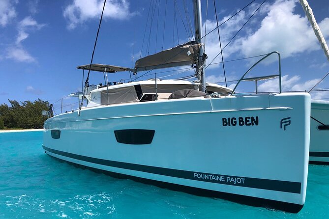Private Afternoon Tour Catamaran 44 Big Ben - Pine Cay: the deserted-beach reset where swimming and walking both work