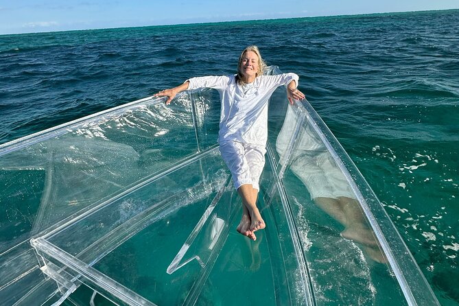 Private Clear Boat experience in Grace Bay - Photos, Fish, and the Guide Team: What to Expect from Steven, Mario, Romario, and Tanya