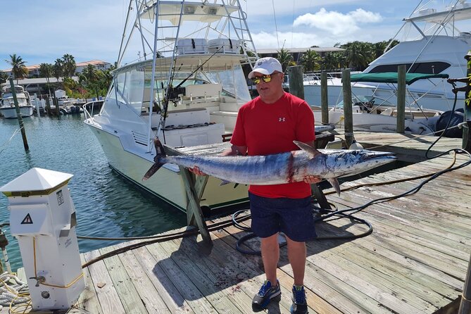 Private Deep Sea Fishing 1/2 Day morning on"Angler Management" - Coasting the Turks and Caicos shoreline: the part you shouldn’t rush