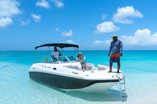 Private Grace Bay Boat Sunset Tour with Pickup - Private, spacious, and timed for the Grace Bay sunset