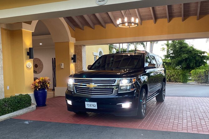 Private Luxury SUV Transfer Providenciales Airport (ONE WAY) - Where the pickup happens at Providenciales International Airport