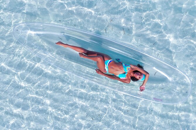 Providenciales Clear Kayak Shoots in Turks and Caicos Island - Getting started at Sunset Beach and what the first minutes look like