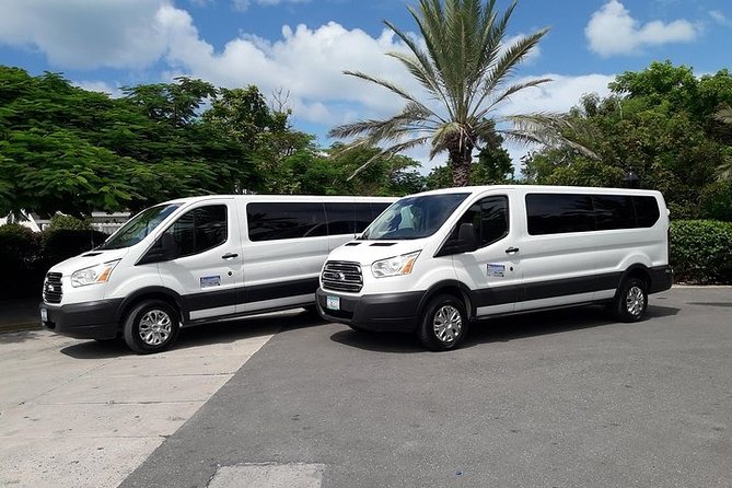 Providenciales Private Group Round Trip Airport Transfer - On the road in a comfortable van, with room for real luggage