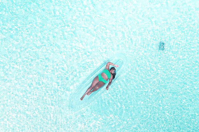 Romantic Clear Kayak Drone Photoshoot for Couples Turks & Caicos - What you get back: raw shots, edited highlights, and quick-share video