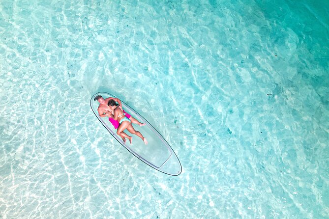 Romantic Clear Kayak Drone Photoshoot for Couples Turks & Caicos - Timing: how a 35-minute booking turns into a romance session