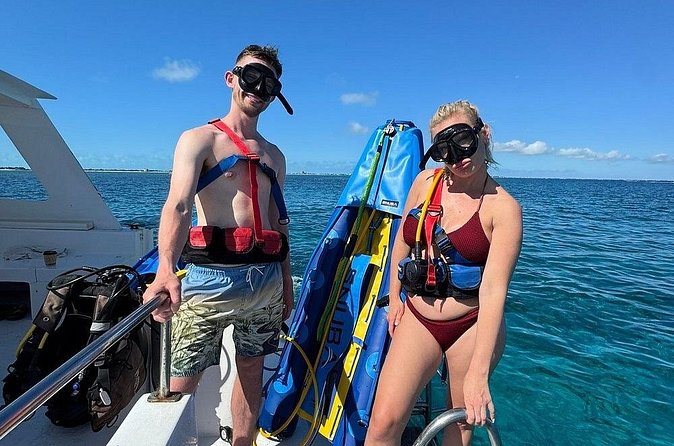 Snuba Adventure at Emerald Reef - Your briefing and gear comfort, regulator plus snorkeling equipment