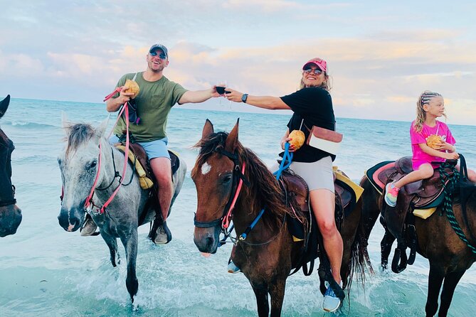 Sunset Horse Ride Experience - What happens during the ride, from intro to shallow-water beach time